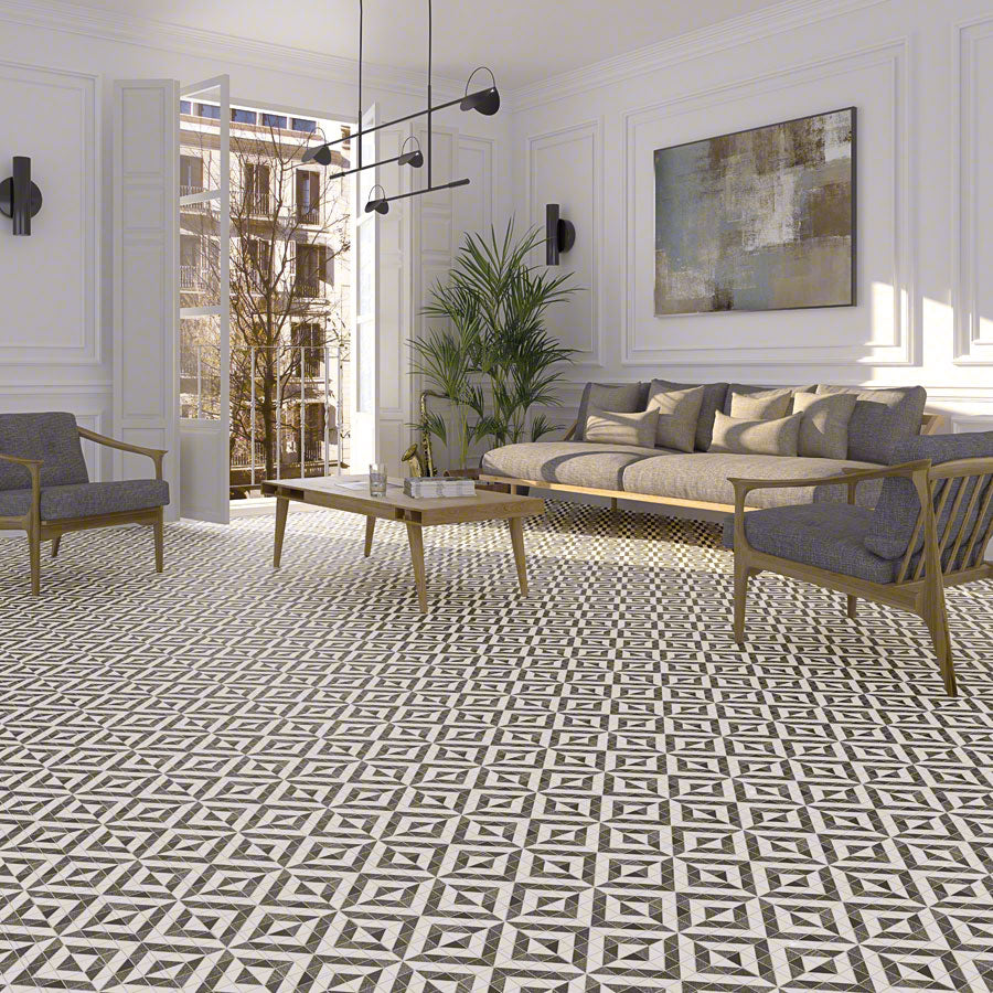 Encaustic cement tiles for Living rooms | Seine