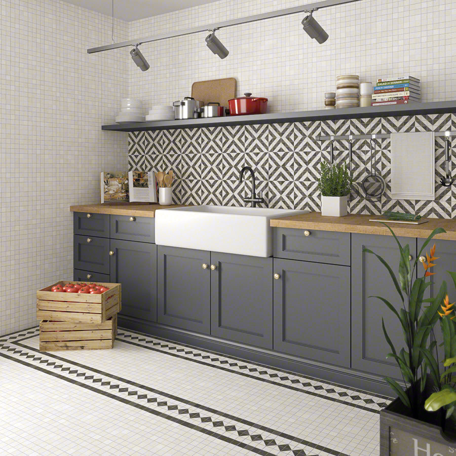 Encaustic cement tiles for Kitchens | Seine