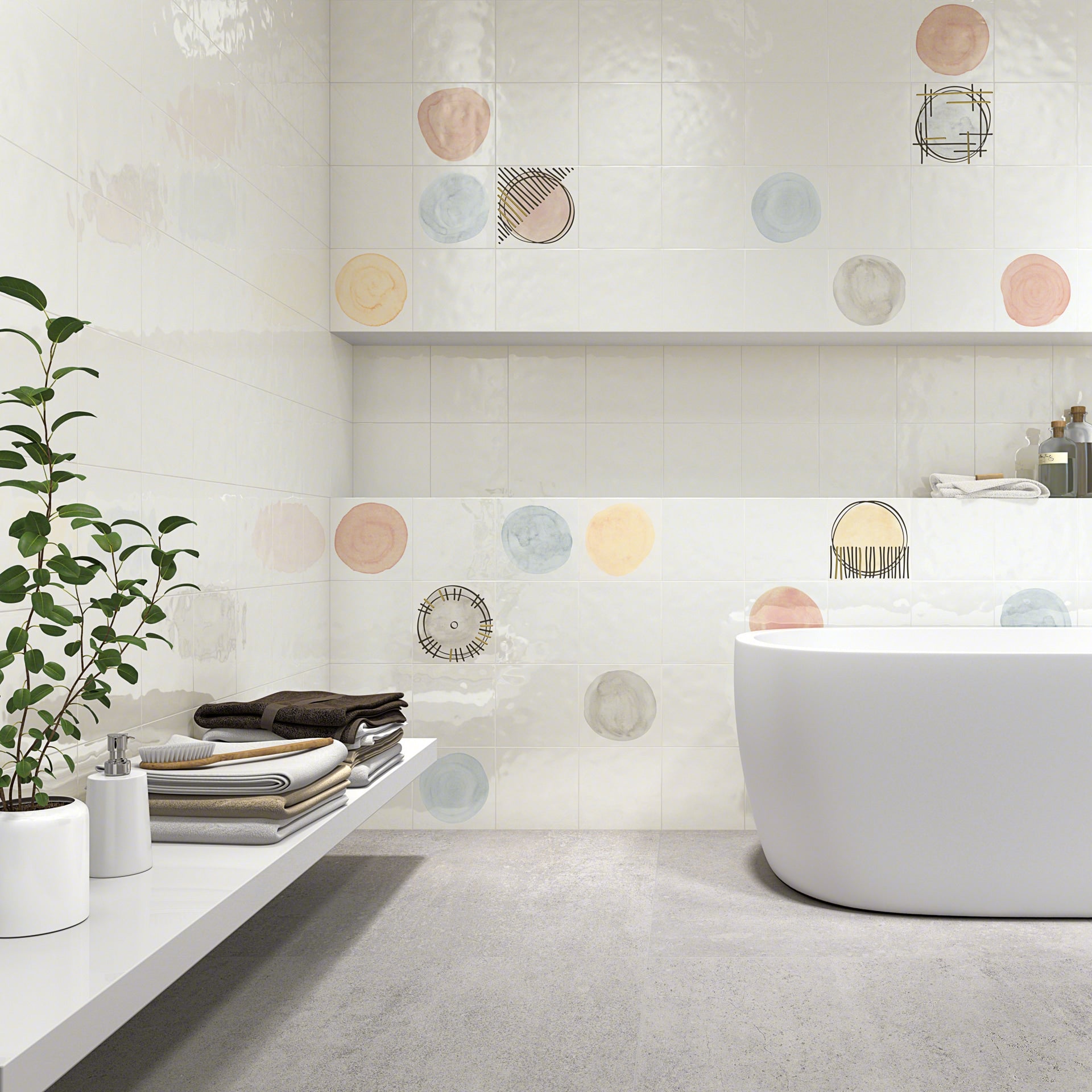 Ceramic heritage for Bathrooms | Paola