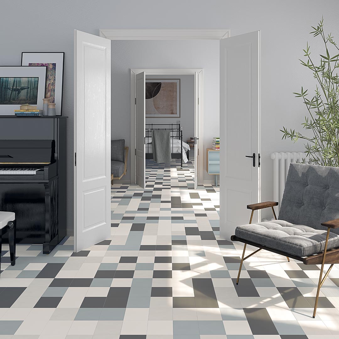 Encaustic cement tiles for Living rooms | Alameda