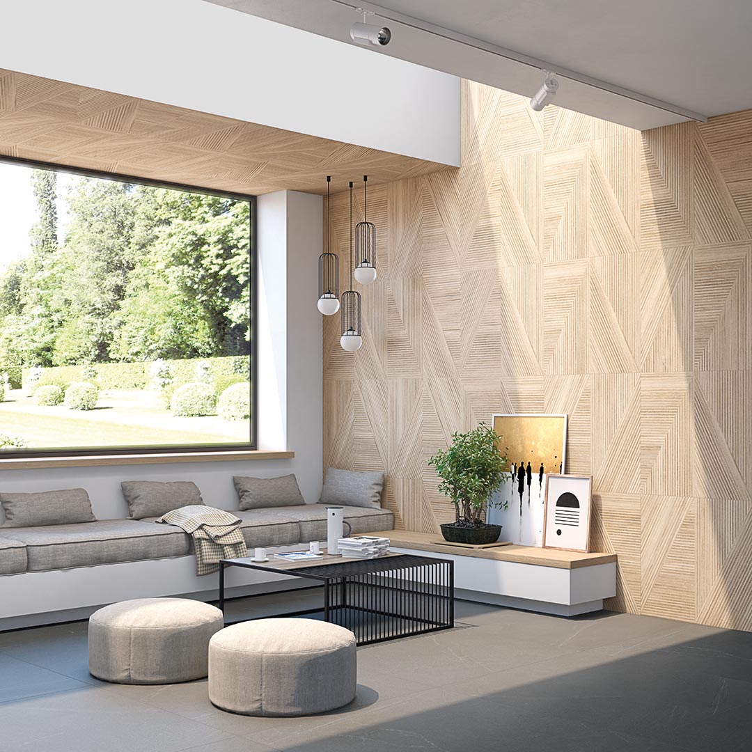 Stone,wood for Living rooms | Seine