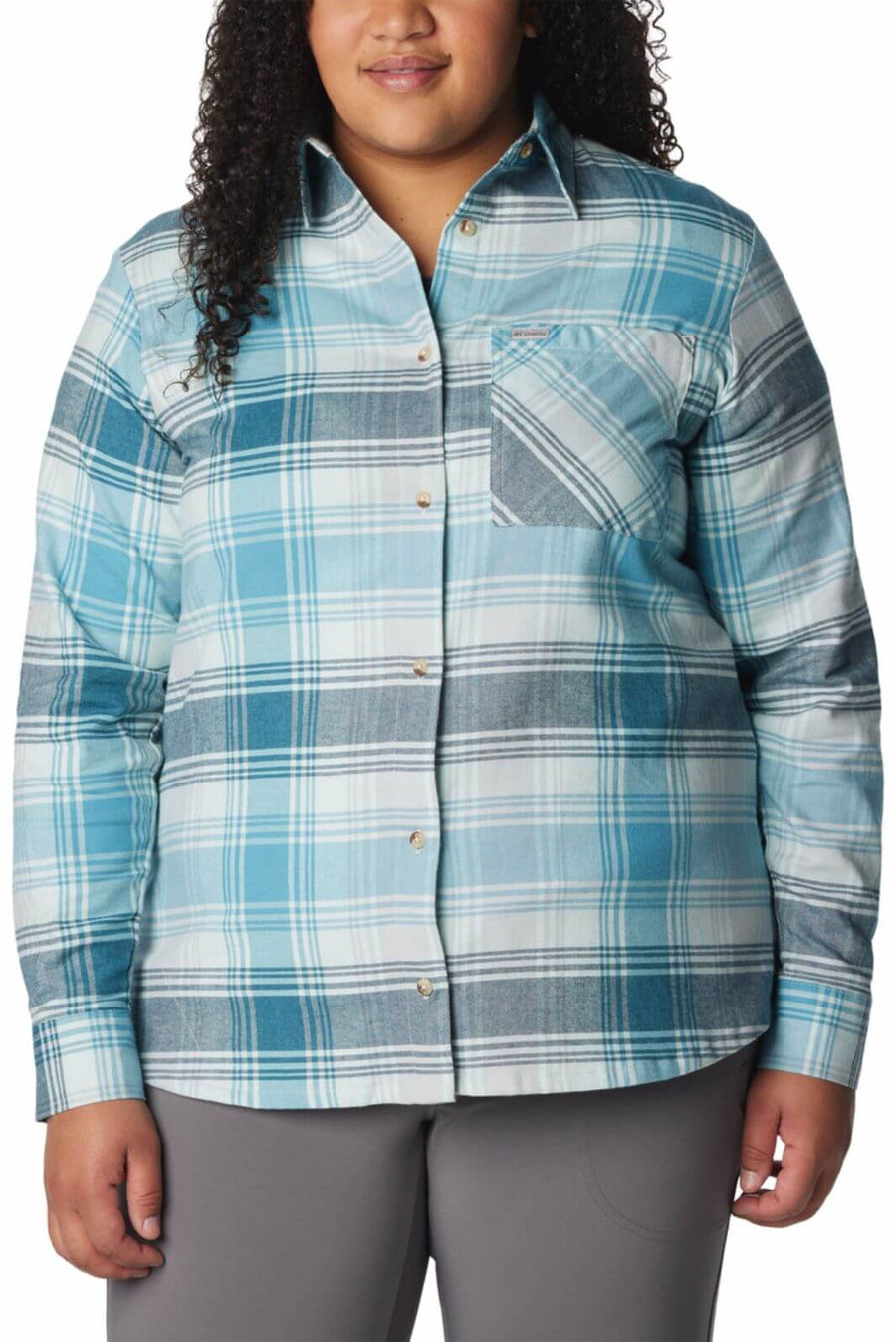 Columbia Plus Size Holly Hideaway™ Sportive Shirt – Flannel Plus