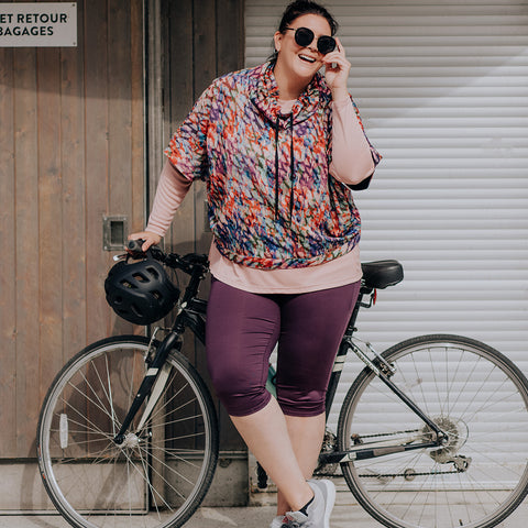 Position yourself on a plus-size bike