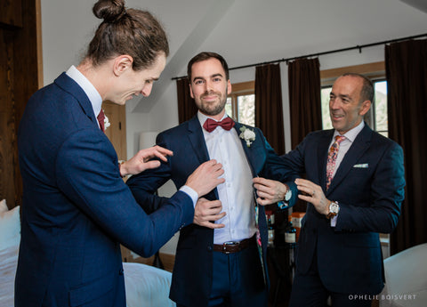 Groomsmen's Bespoke Suit Montreal | Fashion Designer Nathon Kong