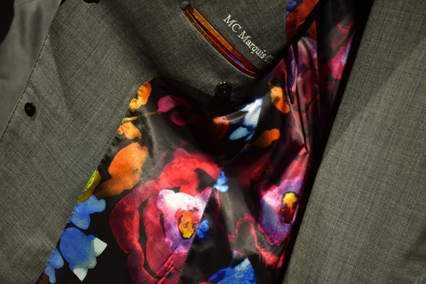 Custom Printed Suit Lining in Montreal | Fashion Designer Nathon Kong