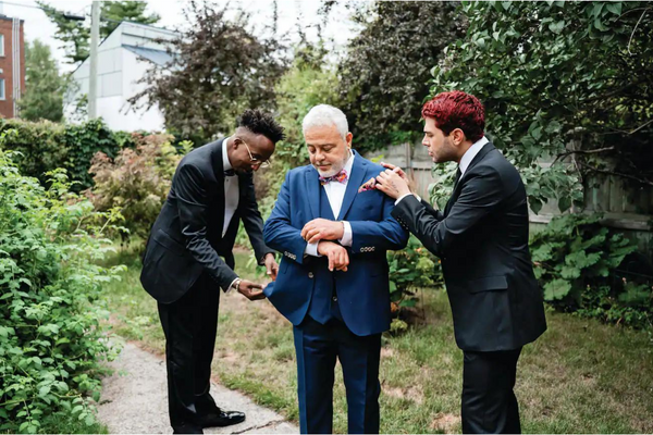Manuel Tadros Wedding Suit Montreal | Fashion Designer Nathon Kong