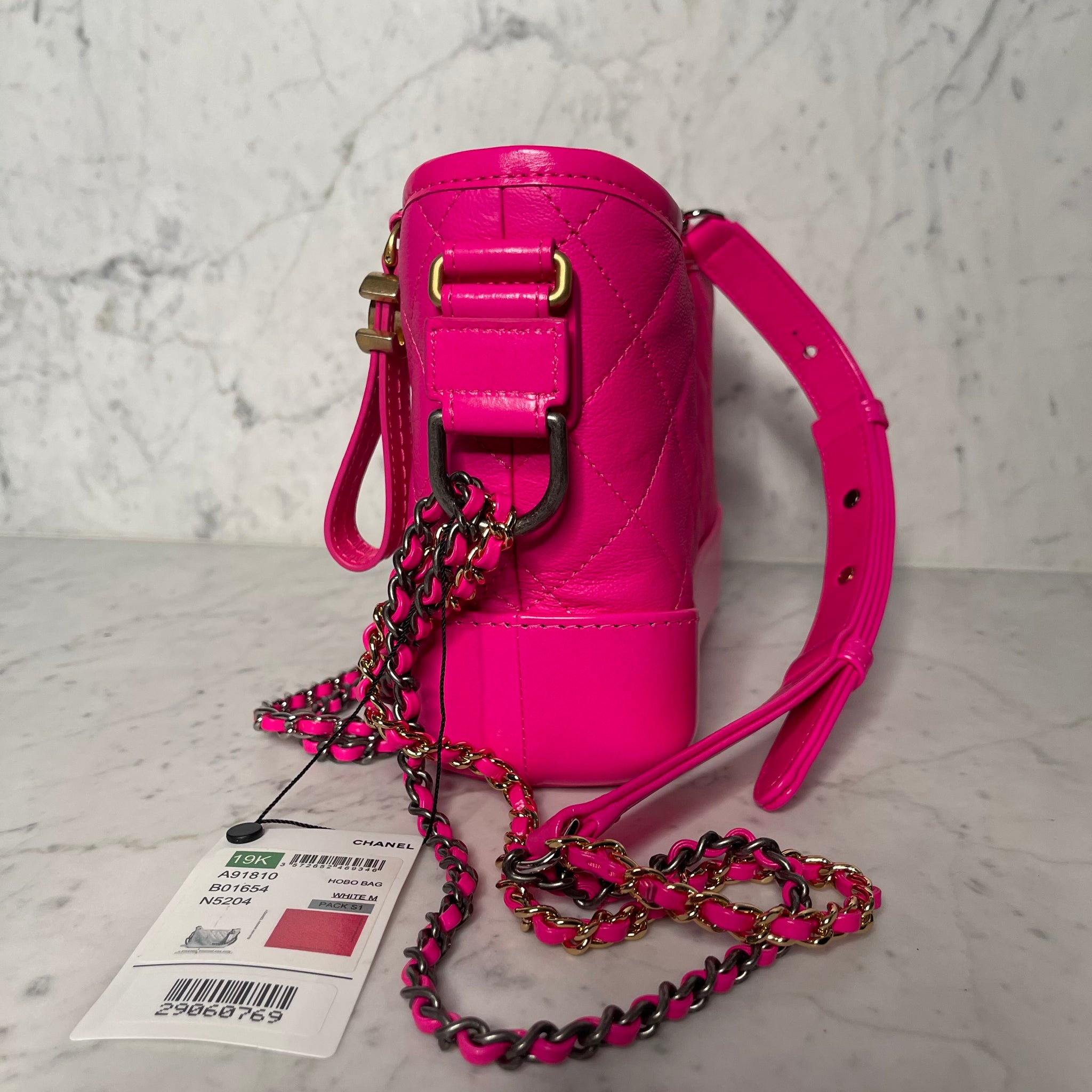 chanel gabrielle bag pink