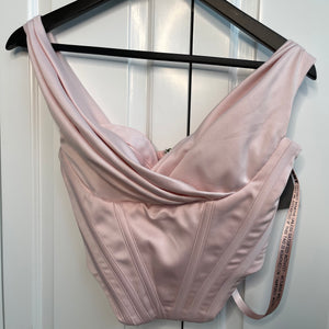 Soft Pink Satin House Of CB Bustier