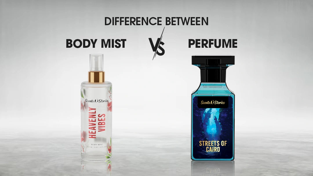 difference between body mist vs perfume