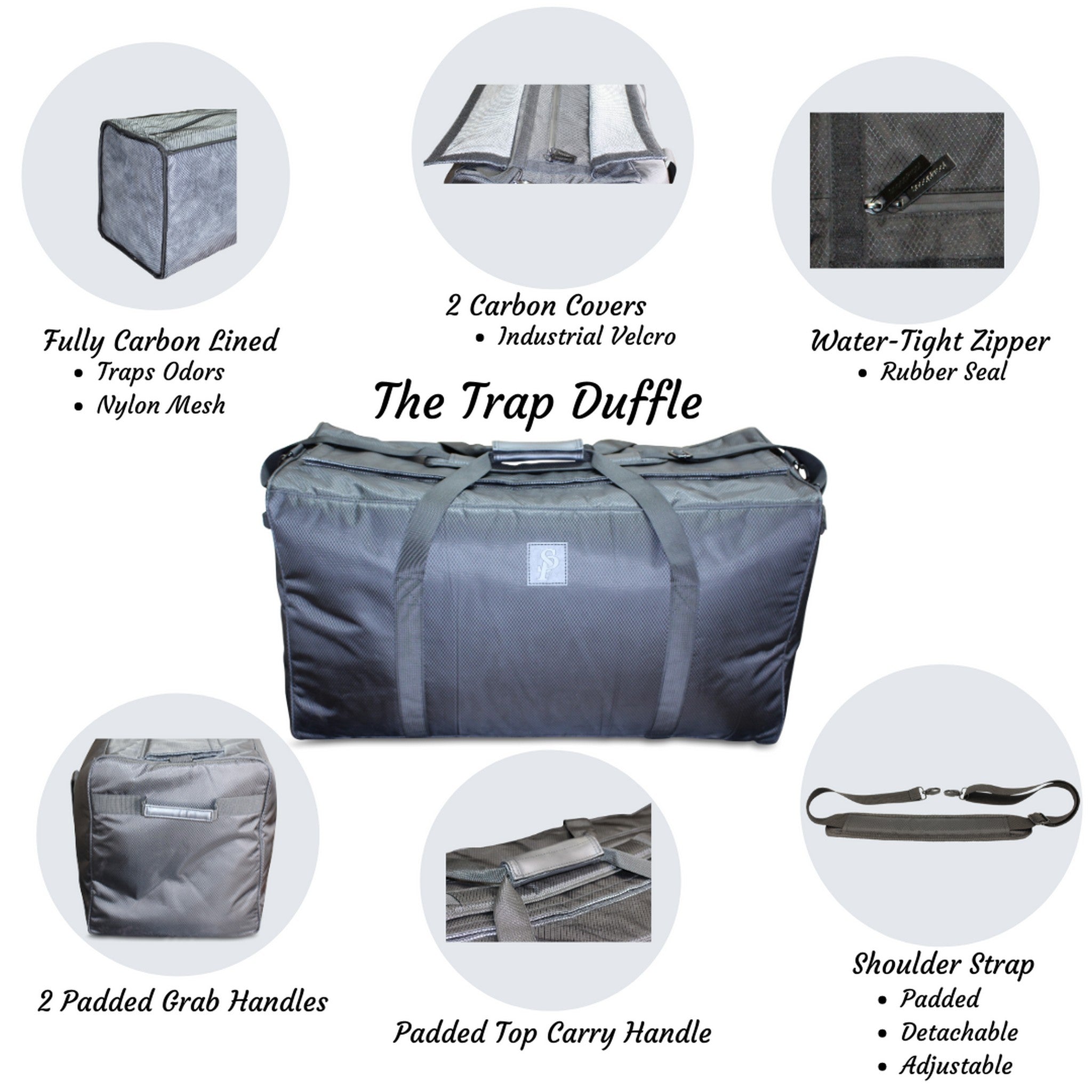 odor proof duffle bags