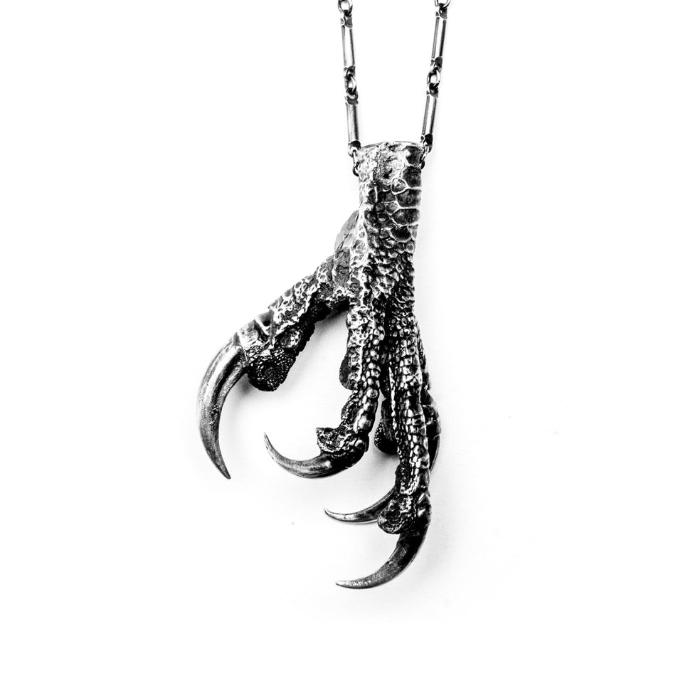 The Prophet. Sterling Silver Owl Claw. – Blood Milk Jewels