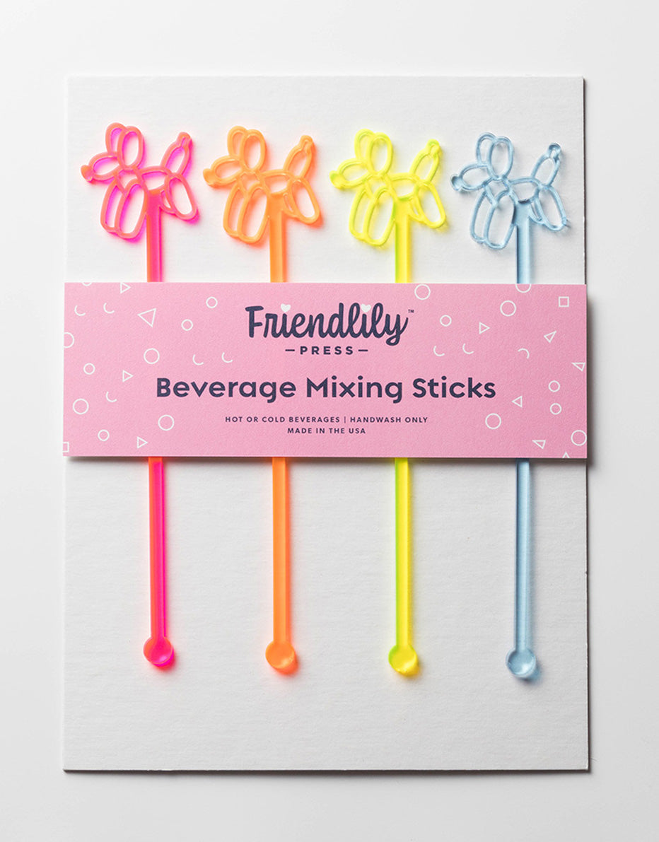 Drink Stirrer Sets by Friendlily Press La Tropics