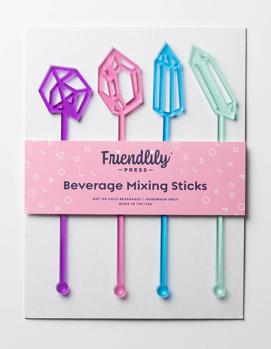 Drink Stirrer Sets by Friendlily Press La Tropics