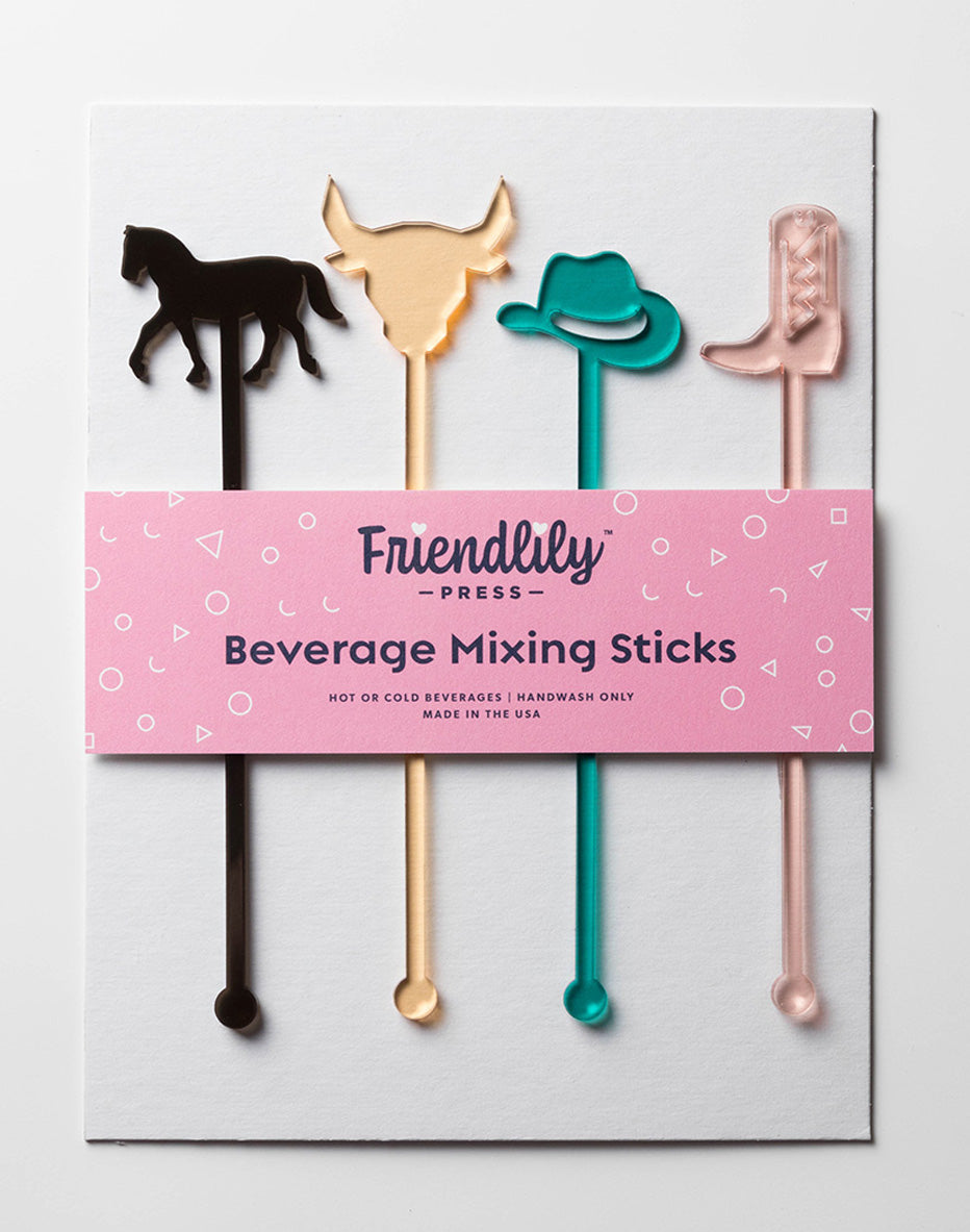 Tailgate Drink Stirrer Sets by Friendlily Press