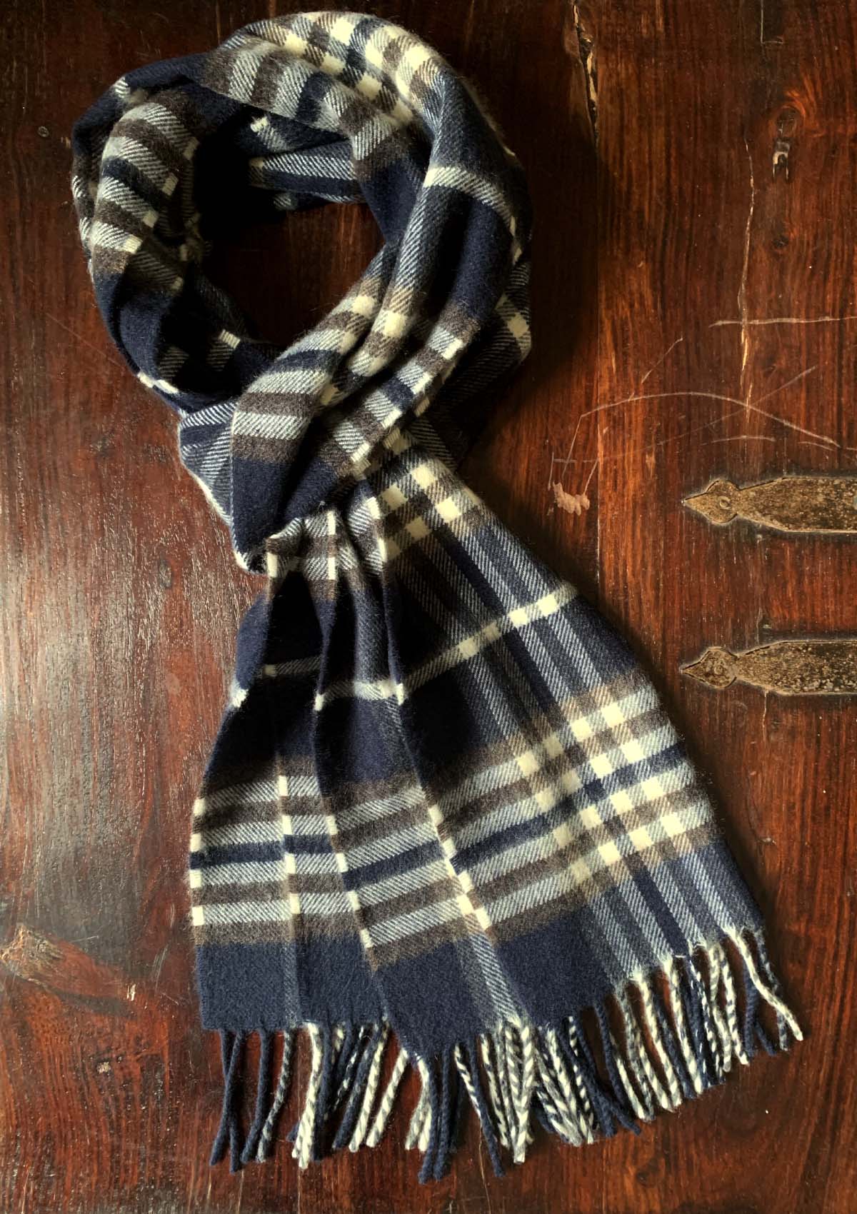 Tartan Angora Wolle Schal