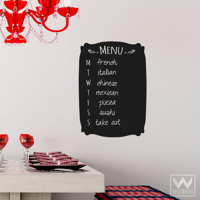 chalkboard wall sticker