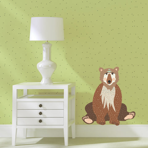 Bear Friends Removable Wall Decals for Easy DIY Wall Decor