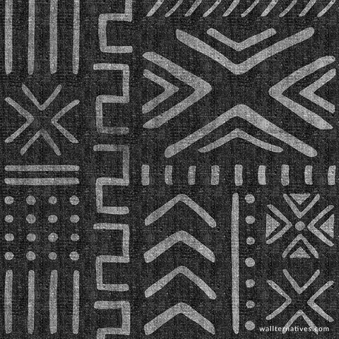 Tribal Removable Wallpaper African Mudcloth Pattern Peel