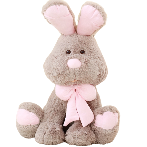 lapin peluche geant