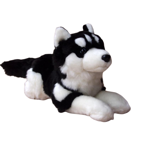 peluche chien noir