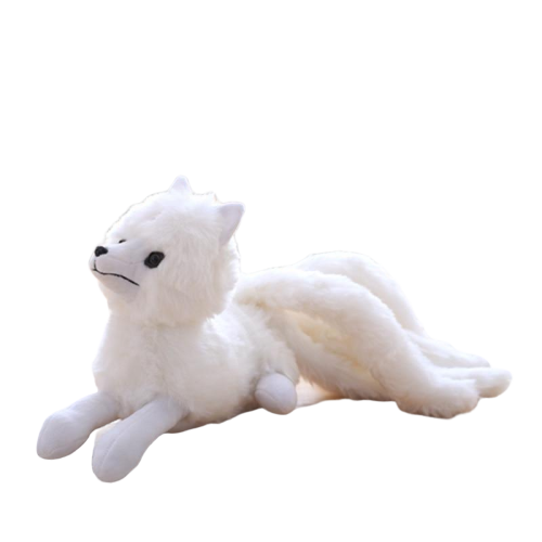 peluche renard blanc