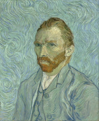 Van Gogh, Self Portrait, Saint-Remy, 1889