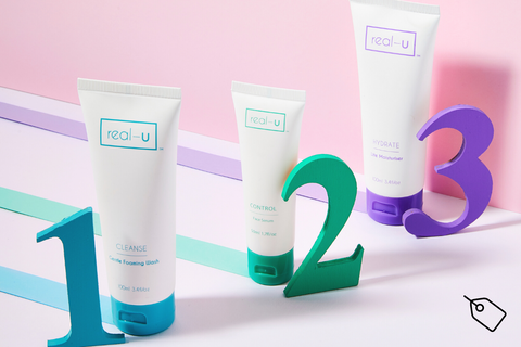 real-u skinfit kit for acne and pimples 