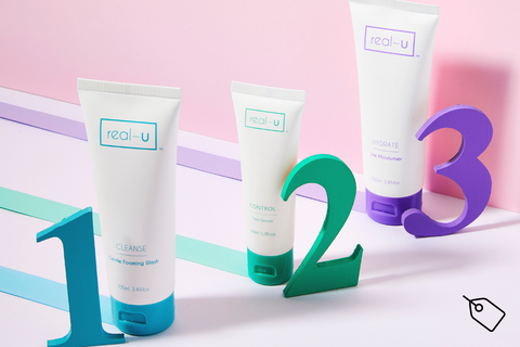 real-u skincare 3 Step program 