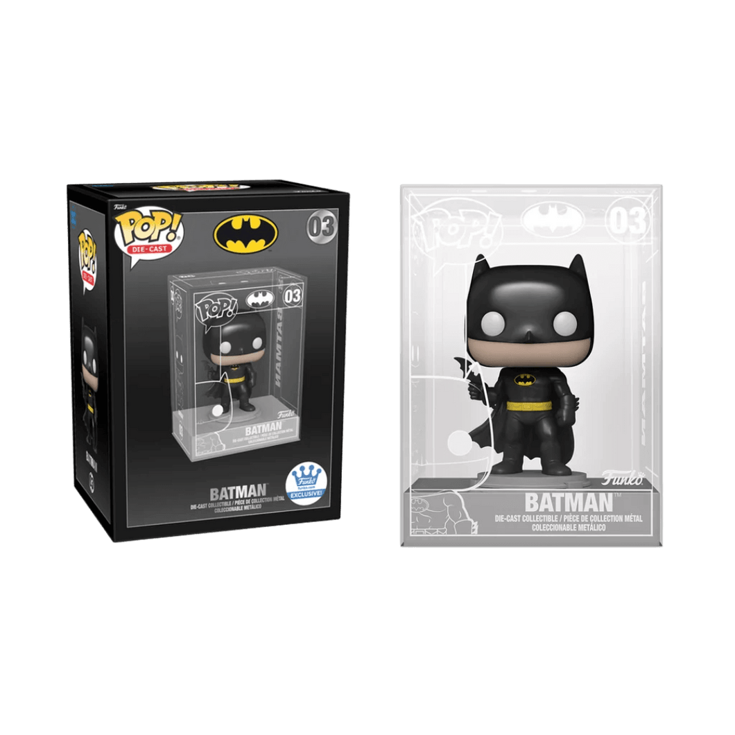 Funko Pop Batman Die Cast Funko Pop #03 Funko Shop Exclusive