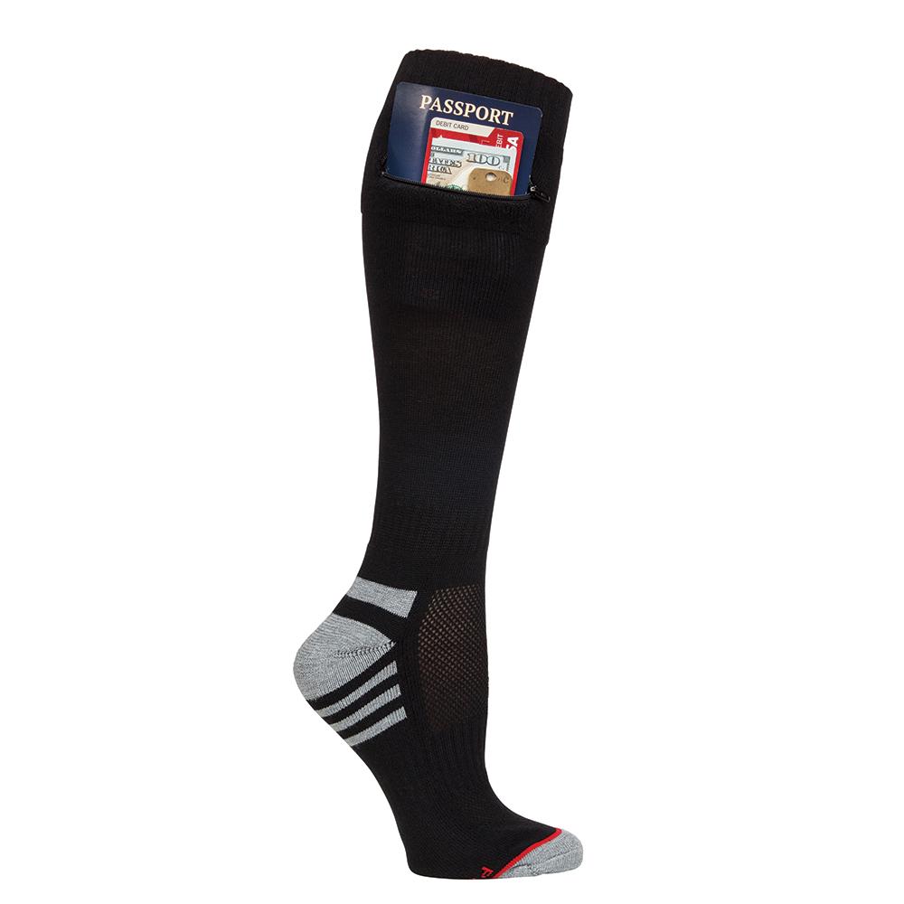 Pocket Socks Healthcare on Black, Mens