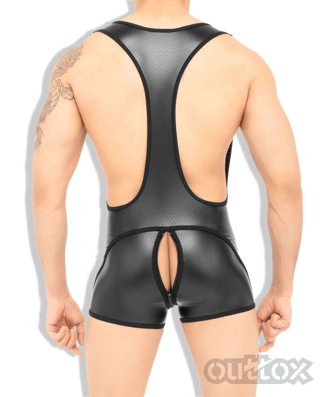 gay men wrestling singlet