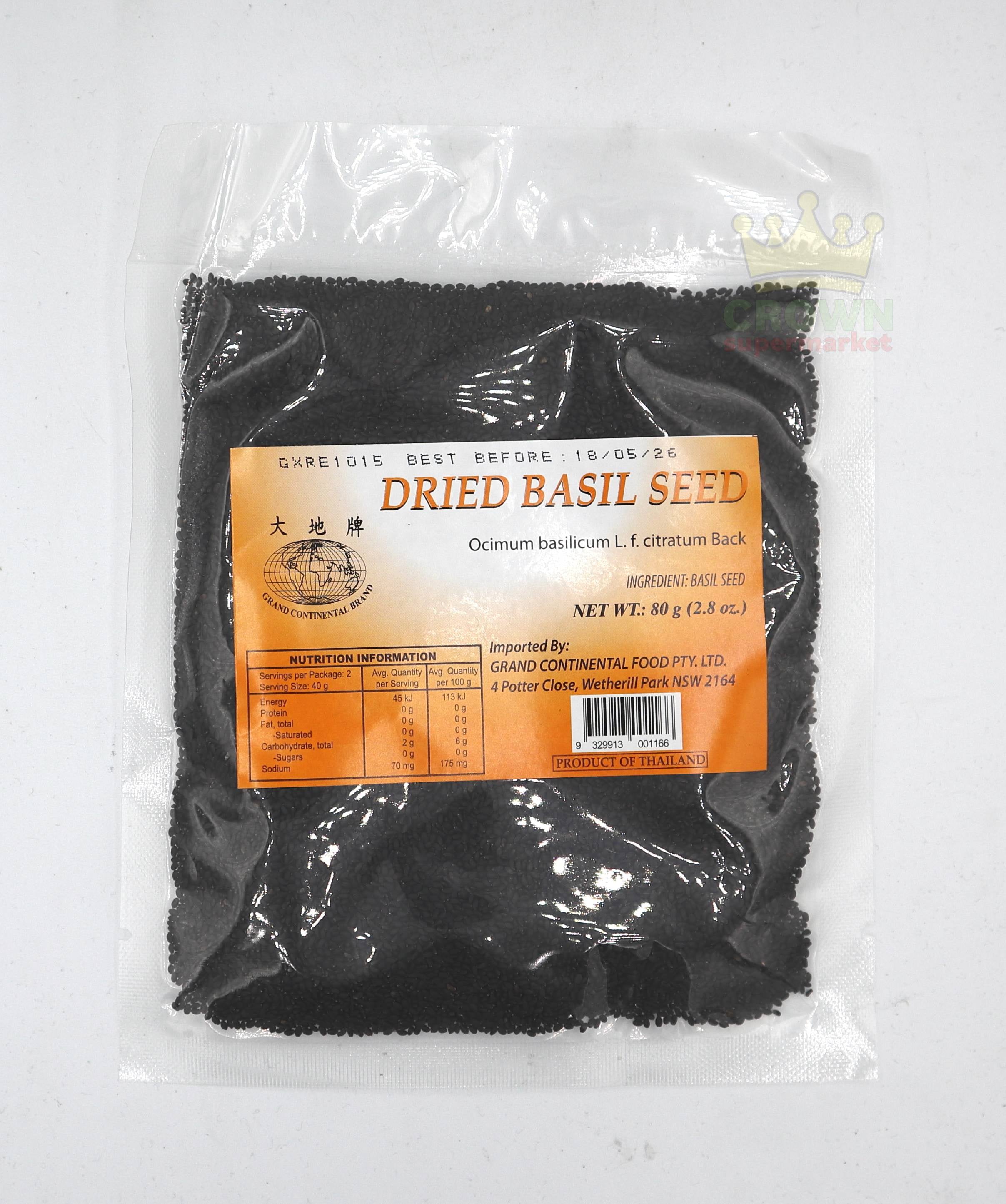 GCB Dried Basil Seed 80g Crown Supermarket