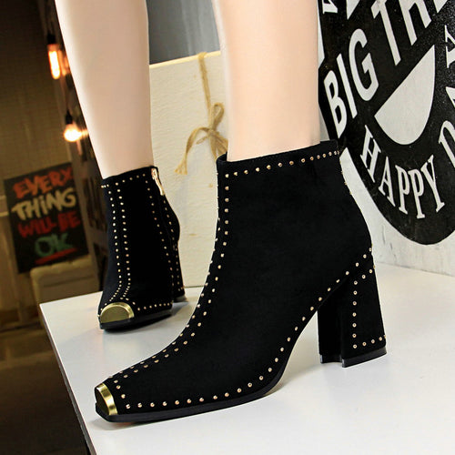 studded boots womens