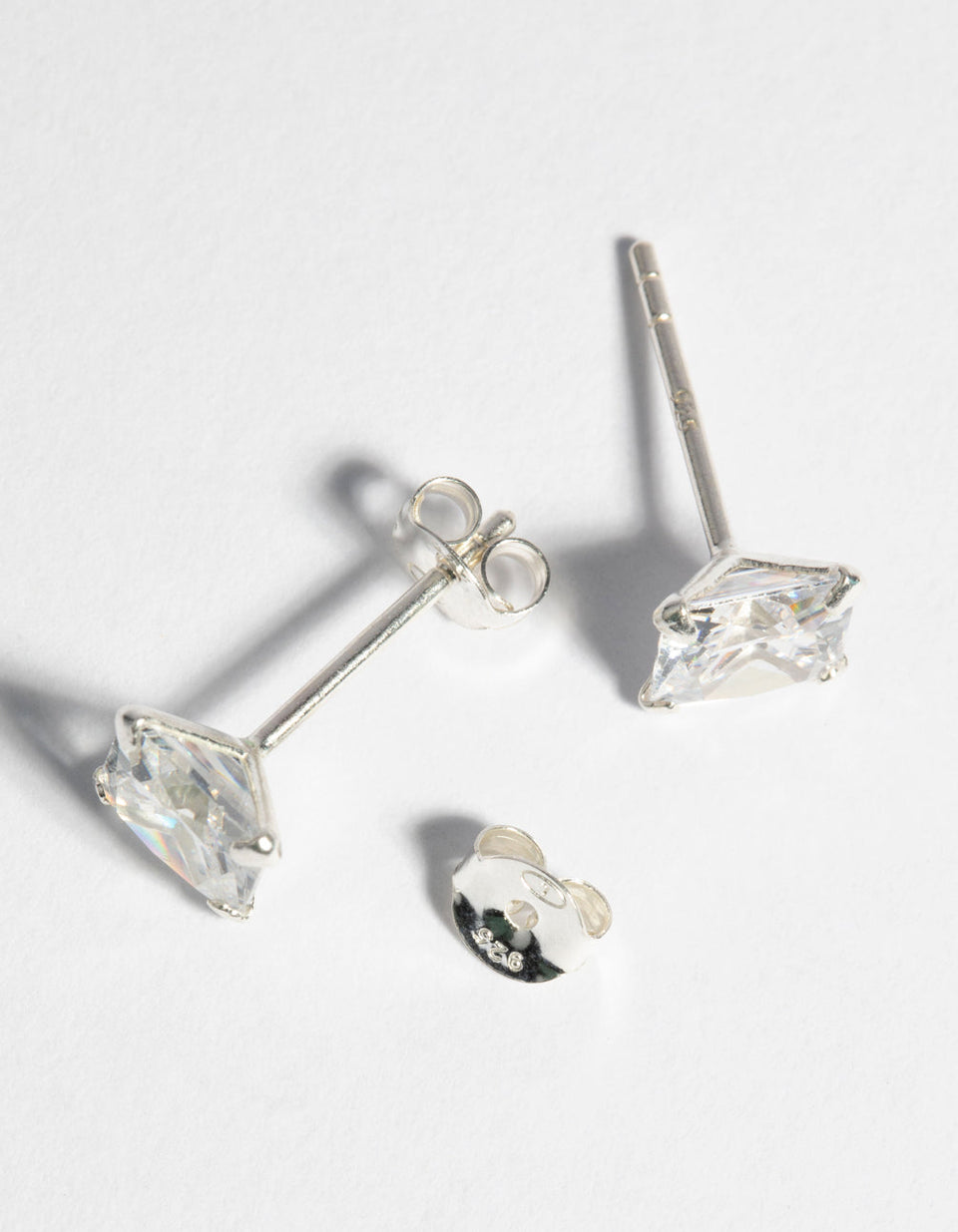 Sterling Silver 6mm Cubic Zirconia Stud Earrings – Lovisa