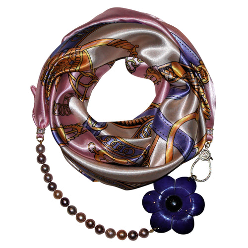 BUCKLE Scarf Ring, Medium, Faux Tortoise – The official Claude online store