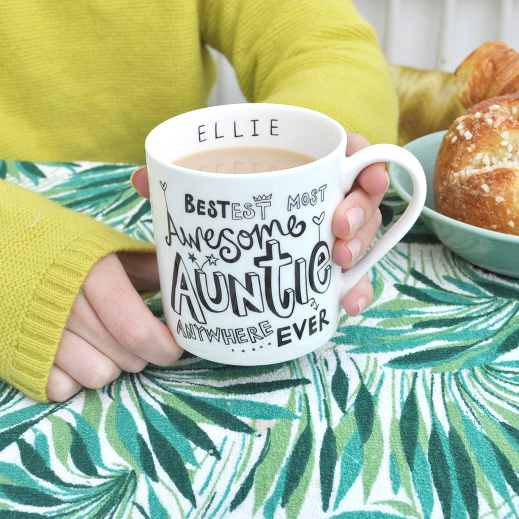 personalised auntie mug