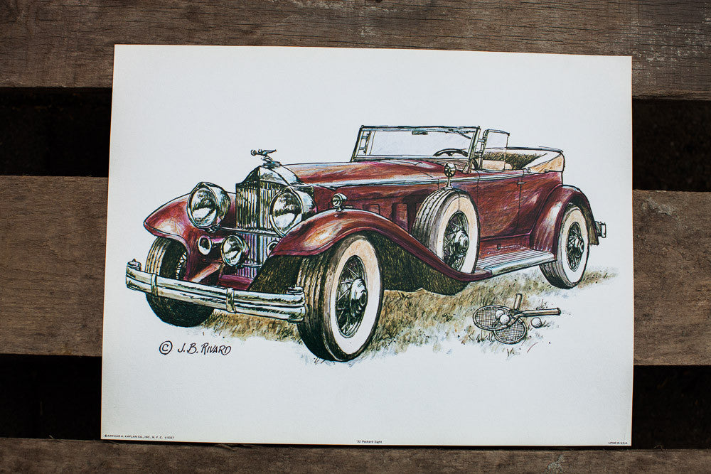 Antique Car Wall Art