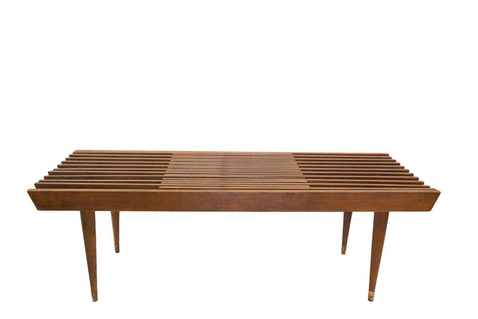 Mid Century Slat Bench Old New House Furniture 3188