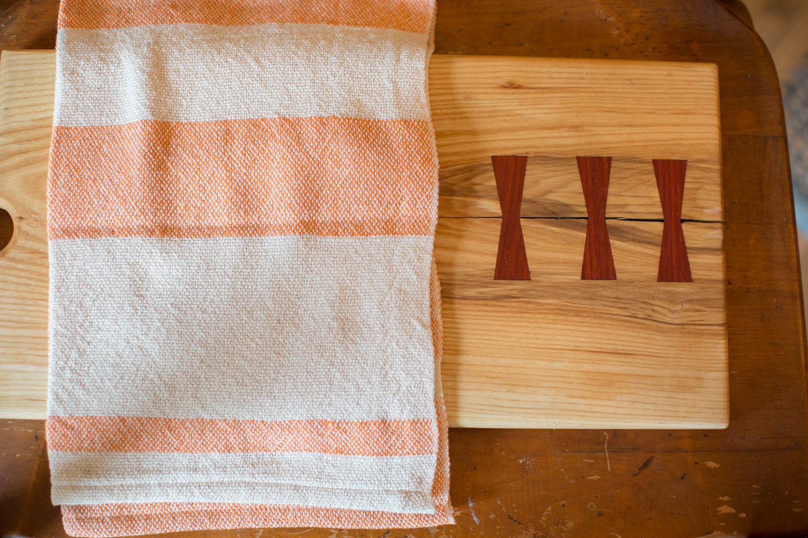 orange kitchen dish towels