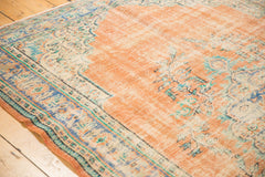  Vintage Distressed Oushak Carpet / Item 5254 image 7