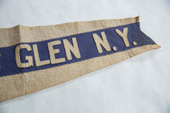Antique Watkins Glen NY Felt Flag // ONH Item 8644 Image 3