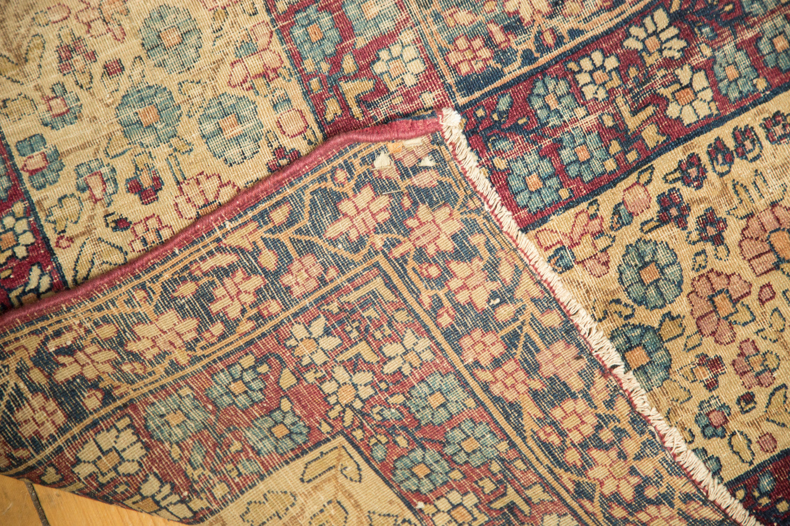 9x12 Distressed Antique Kerman Carpet / ONH item sm001238