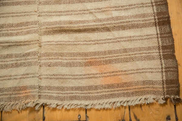 3x4.5 Vintage Kurdish Throw Rug