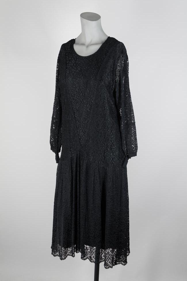 20s Silk and Lace Flapper Dress | Clothing | Floria Vintage