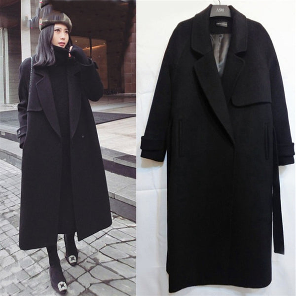 ladies long trench coat with hood