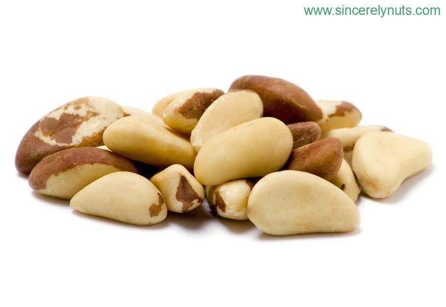 raw brazil nuts in shell