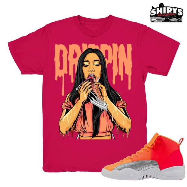 jordan 12 hot punch shirts