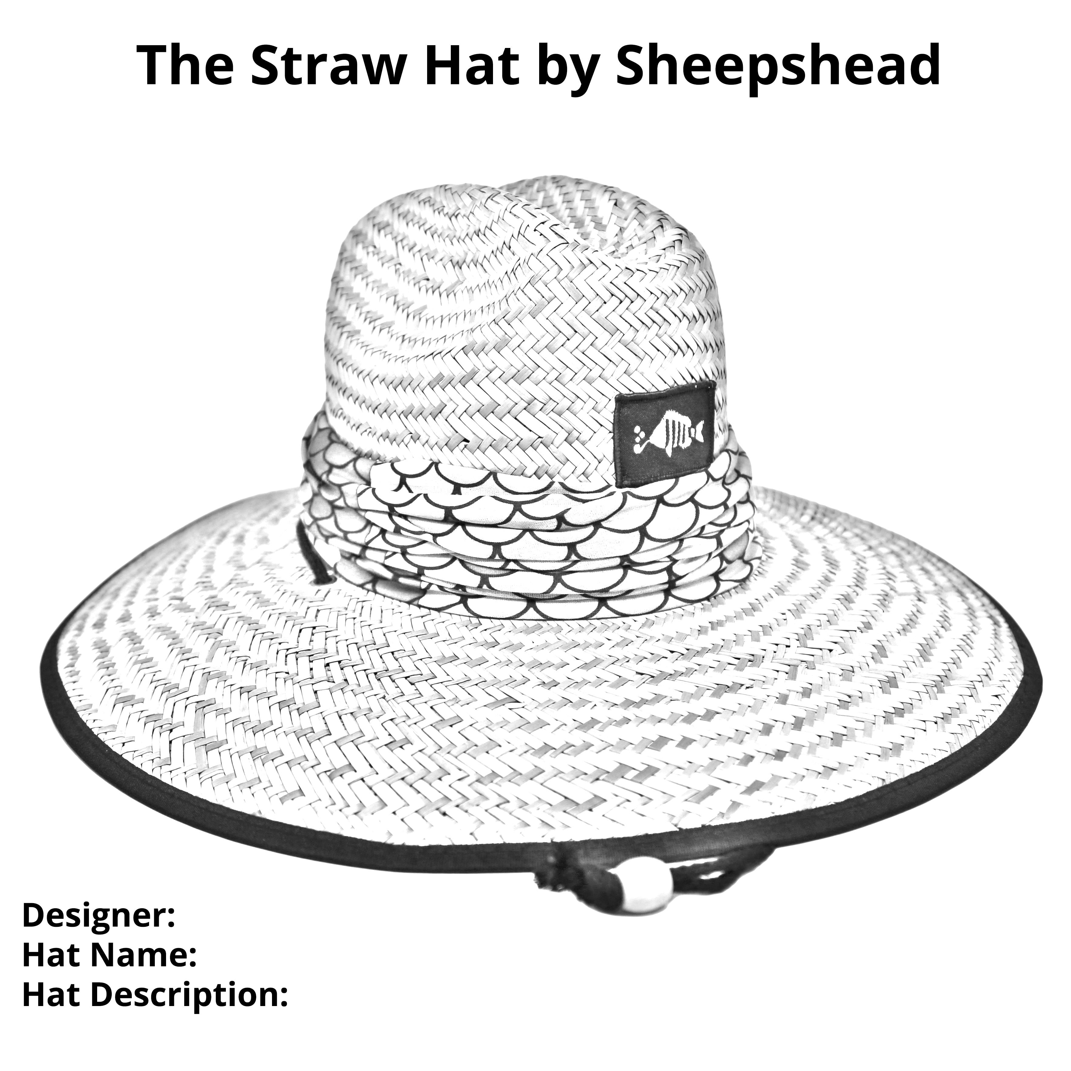 Straw Hat Coloring Page