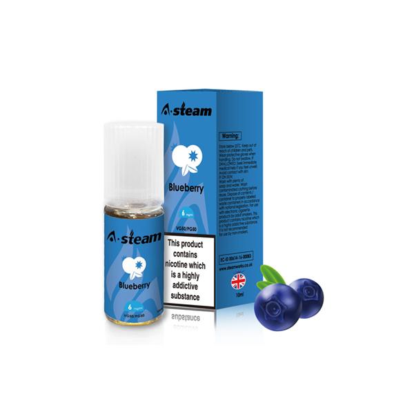 A-Steam Fruit Flavours 6MG 10ML (50VG-50PG) - Flavour: Apple 15