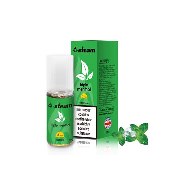 A-Steam Fruit Flavours 6MG 10ML (50VG-50PG) - Flavour: Apple 9